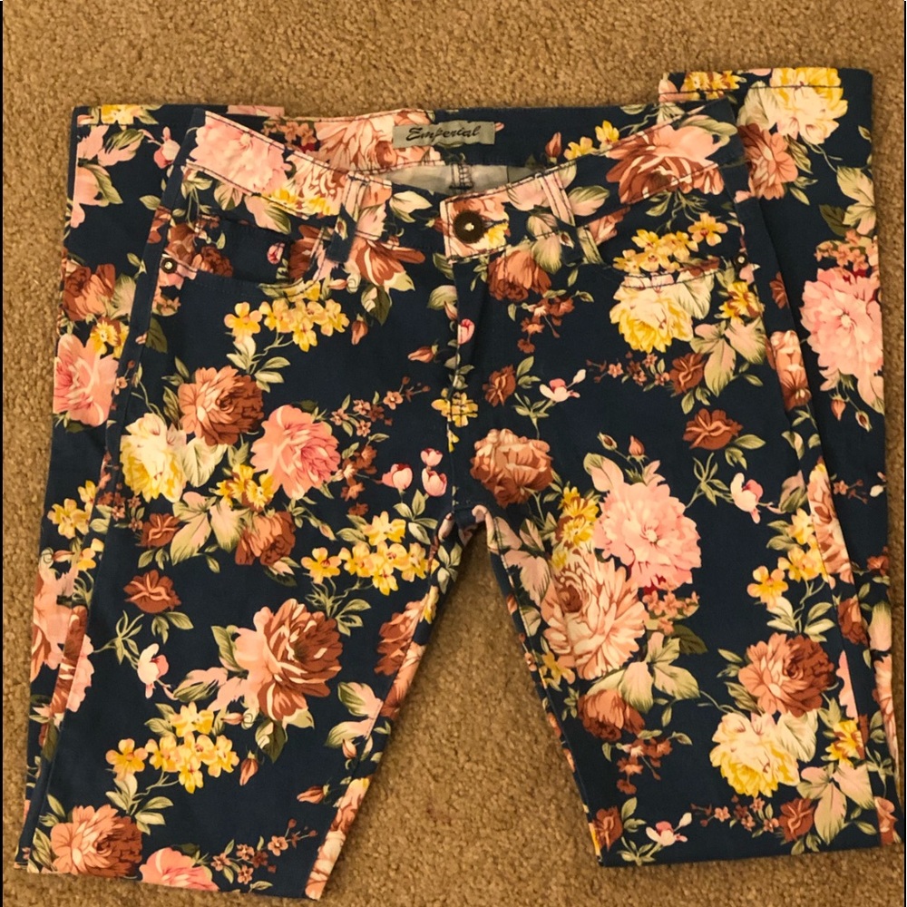 Emperial Premium Floral Skinny Jeans